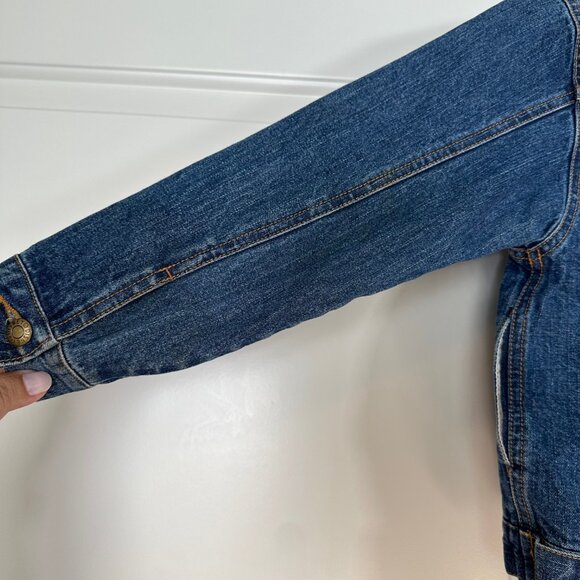 Disney Pixar Cars Lightning McQueen Denim Jacket Small - Picture 8 of 12